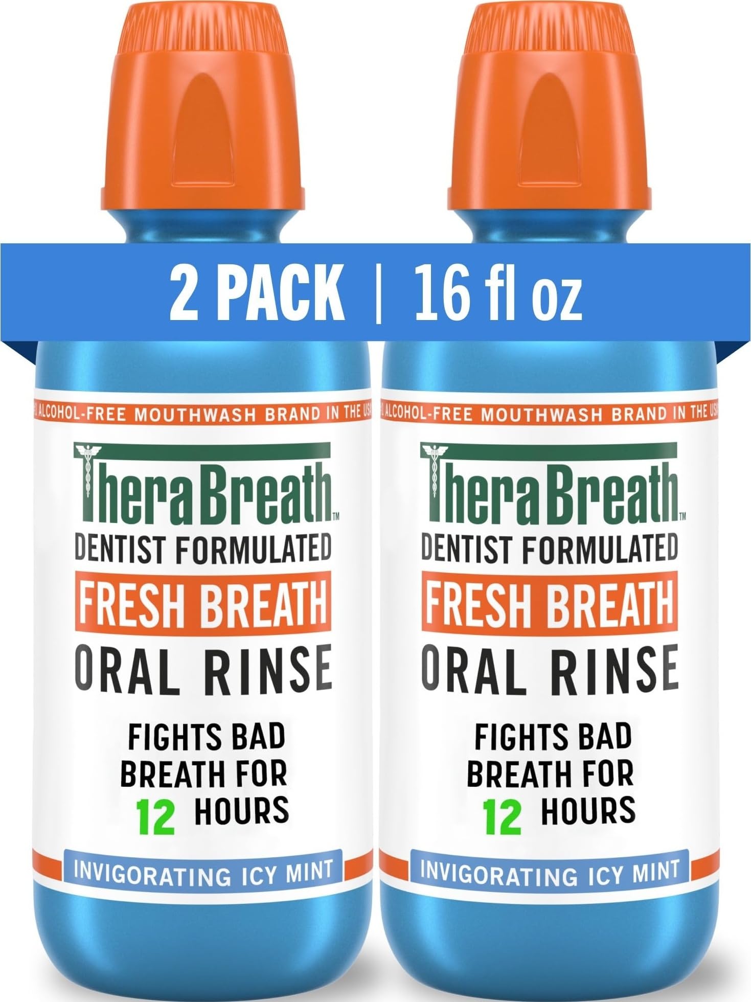 TheraBreath Fresh Breath Mouthwash — Alcohol-free mouthwash for dry-mouth breath, a cheaper alternative to Dental…