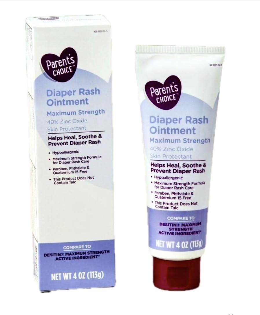 Parent's Choice Diaper Cream — Zinc barrier cream for acne and repair, a cheaper alternative to Desitin Maximum Strength