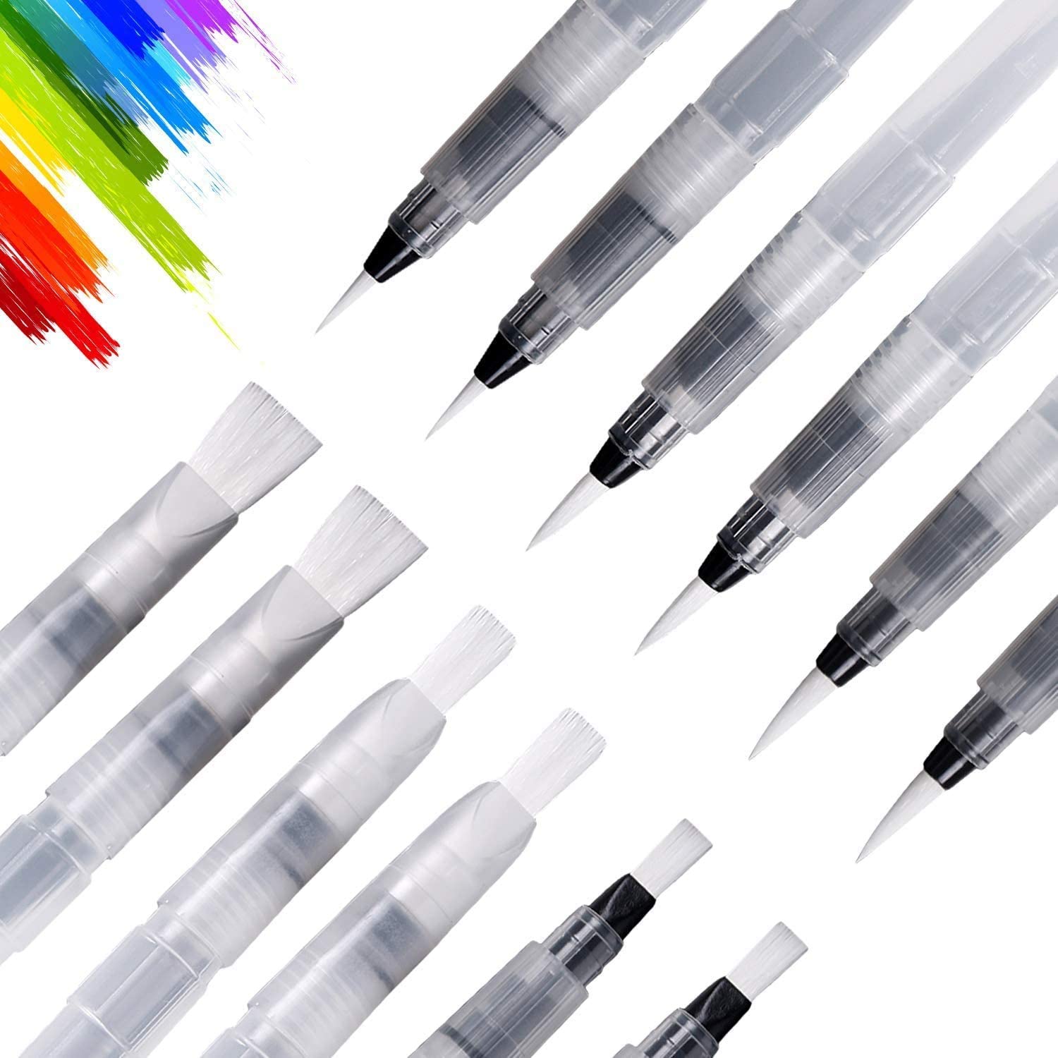 Watercolor brush pens