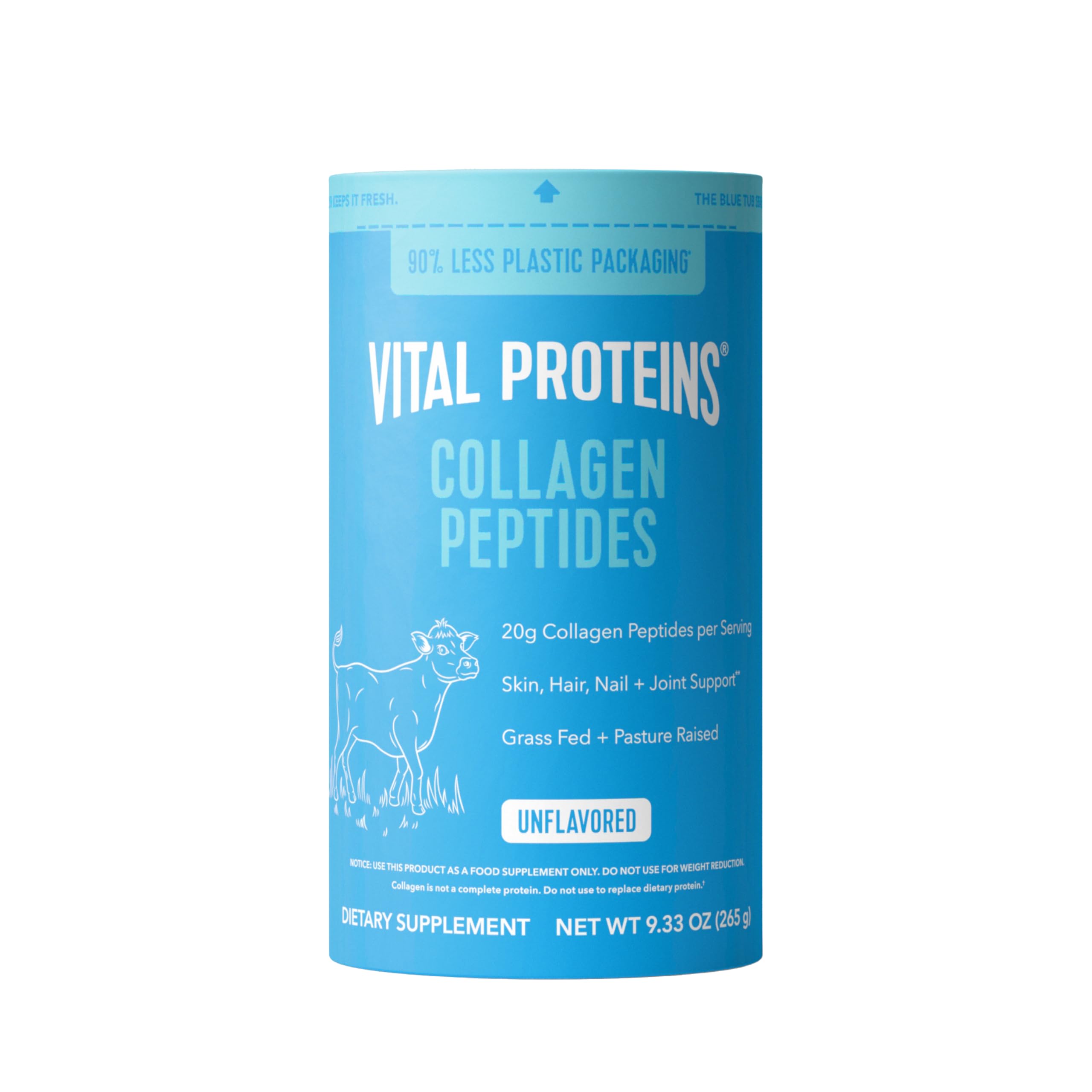 Vital Proteins Collagen Peptides Powder — Collagen powder for hair, skin, and nails, a cheaper alternative to Spoiled…