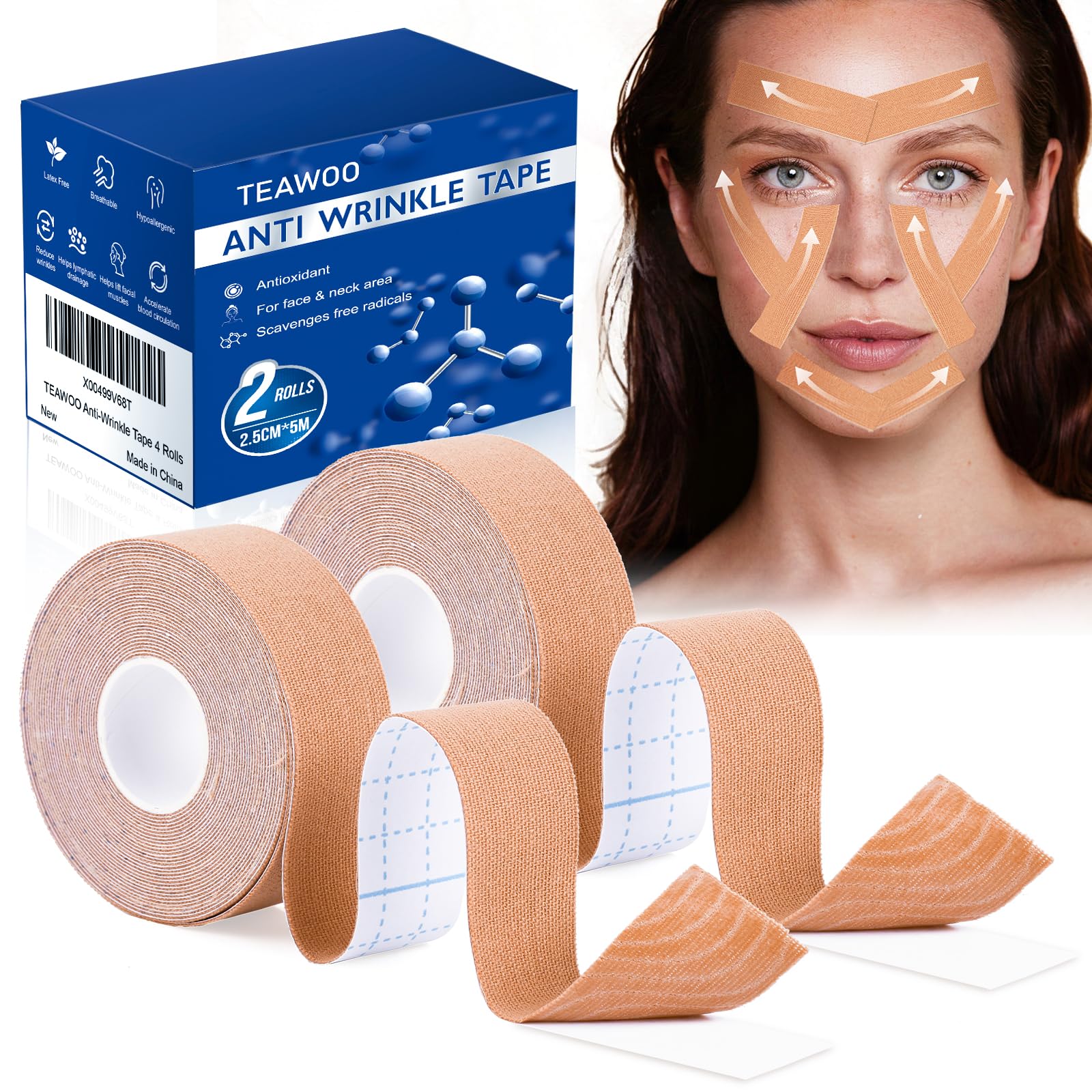Anti Wrinkle Face Tape — Frown-line face tape, a cheaper alternative to Botox, Frownies
