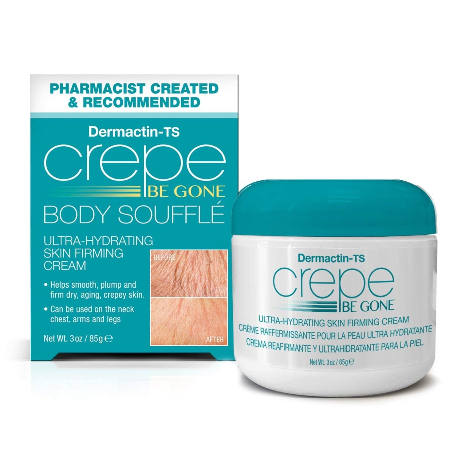 Dermactin Crepe Be Gone Body Souffle — Crepe-skin body souffle, a cheaper alternative to Go Pure Tighten & Lift Neck…