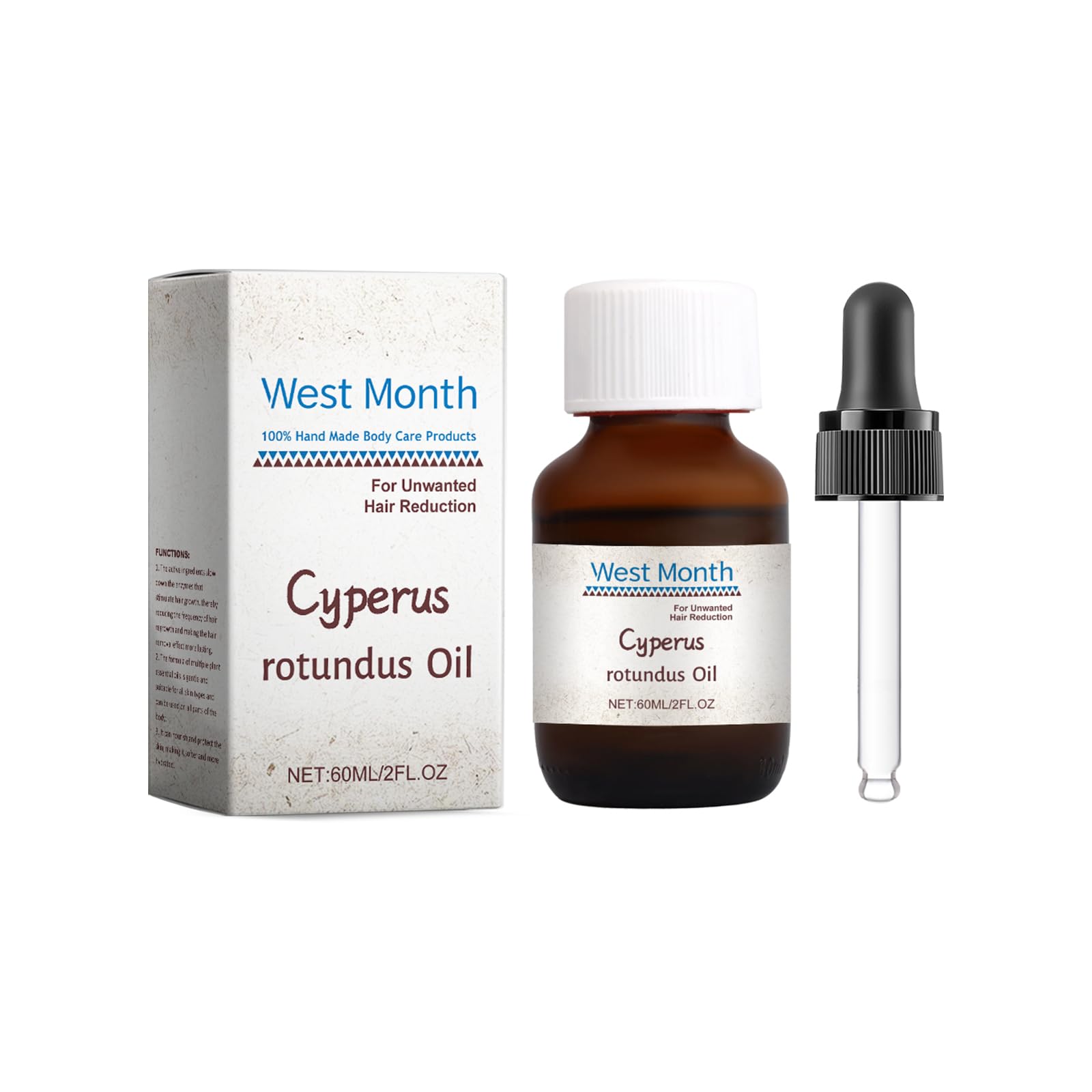 Cyperus Rotundus Oil — After-shave hair-growth oil, a cheaper alternative to Laser hair removal