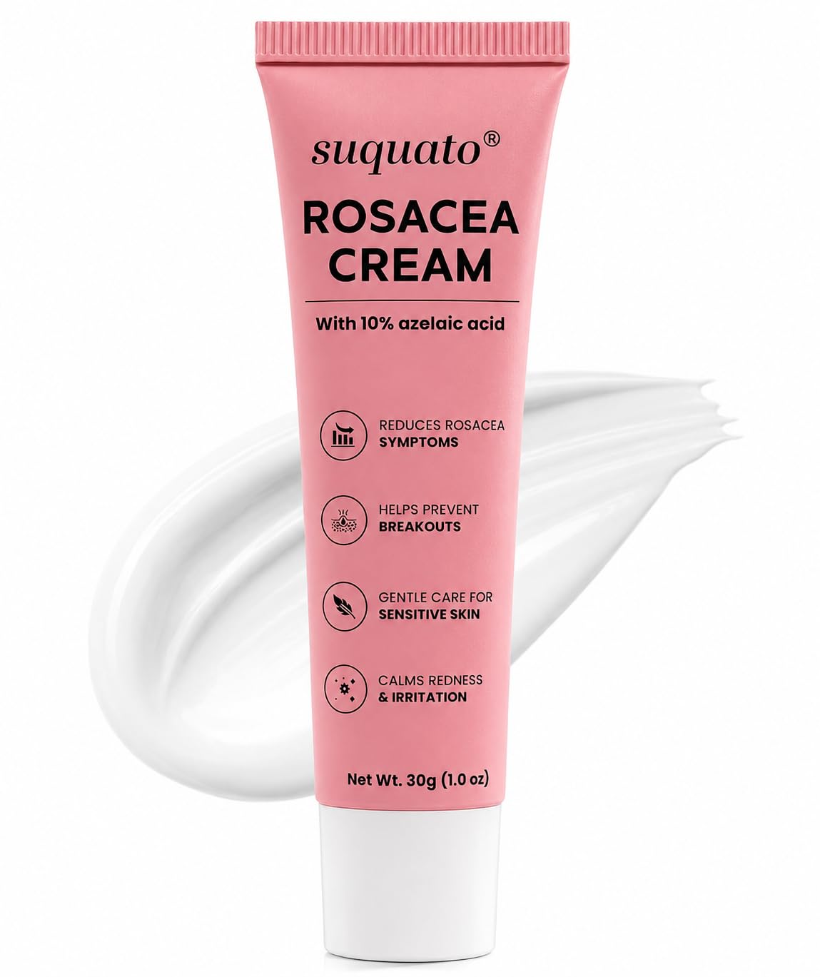suquato 10% Azelaic Acid Cream — Azelaic acid for redness, a cheaper alternative to Musely Face Rx The Red Rescue